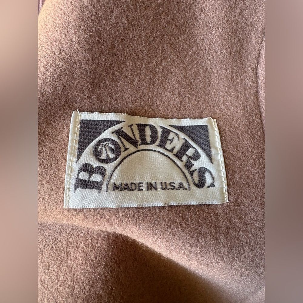 VTG Bonders Dusty Rose Pink Wool Flare Cape - Picture 10 of 16